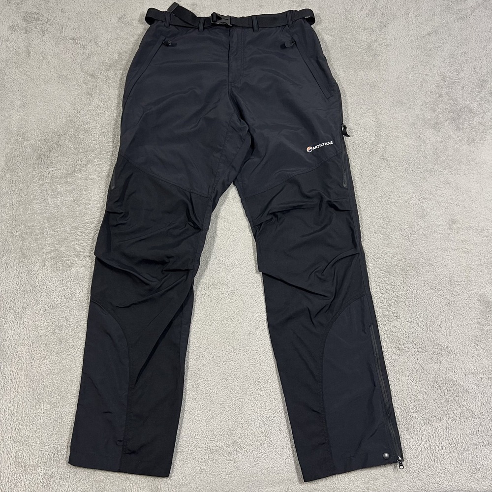 Montane Terra Pants Mens Large Black Hiking Lightweight